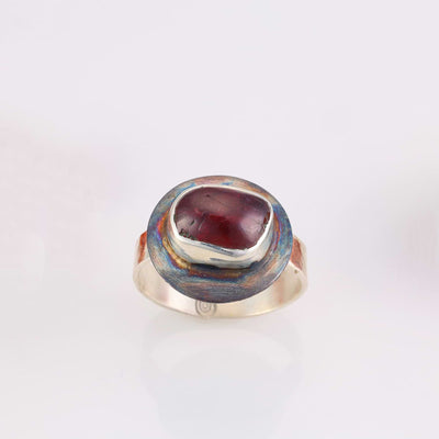 Sugar Plum - Mixed Metal Tourmaline Ring main image | Breathe Autumn Rain Jewelry