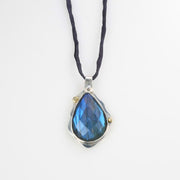 Moonbath - Labradorite Pendant Necklace main image | Breathe Autumn Rain Jewelry